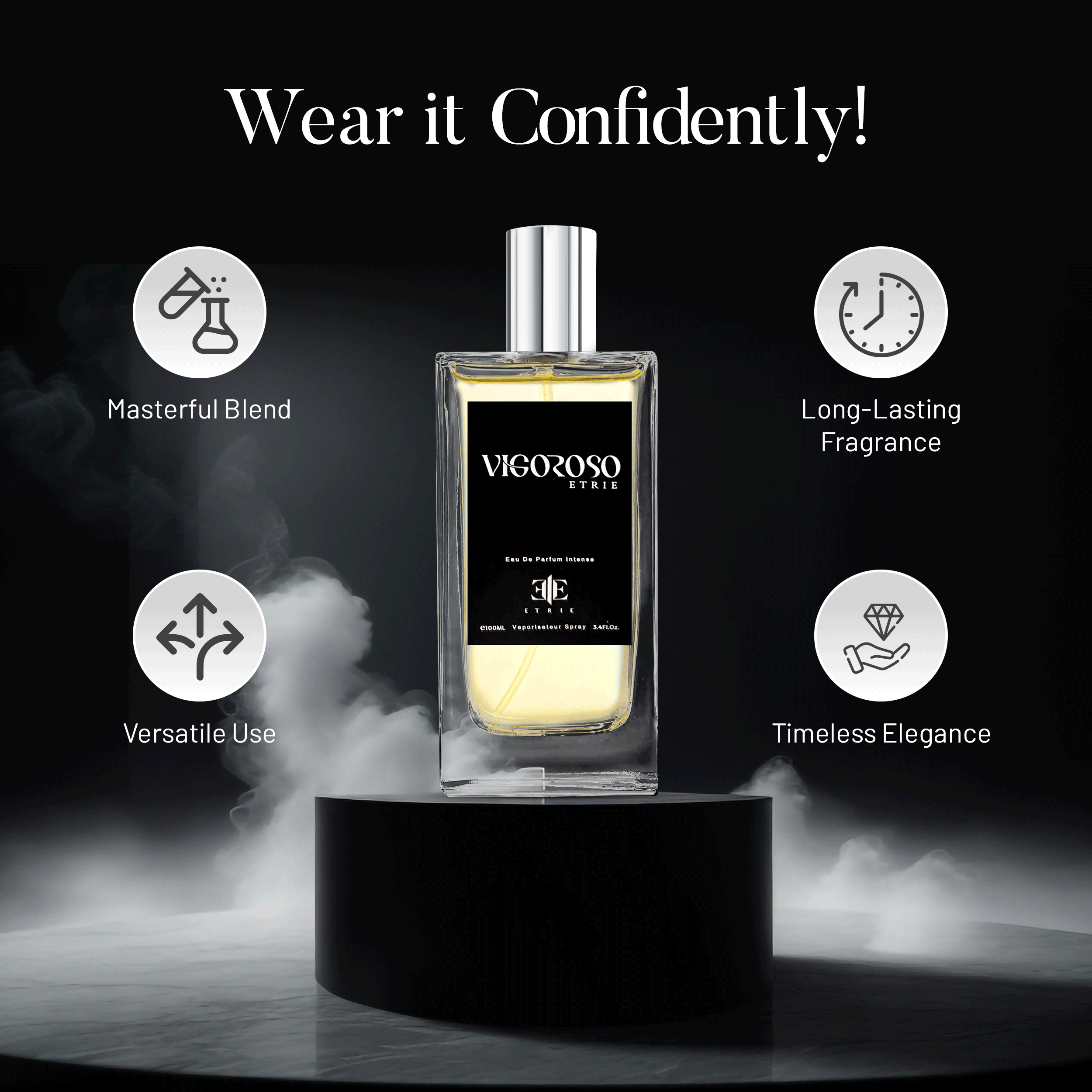 ETRIE Vigoroso eau de parfum  - Freshness and depth