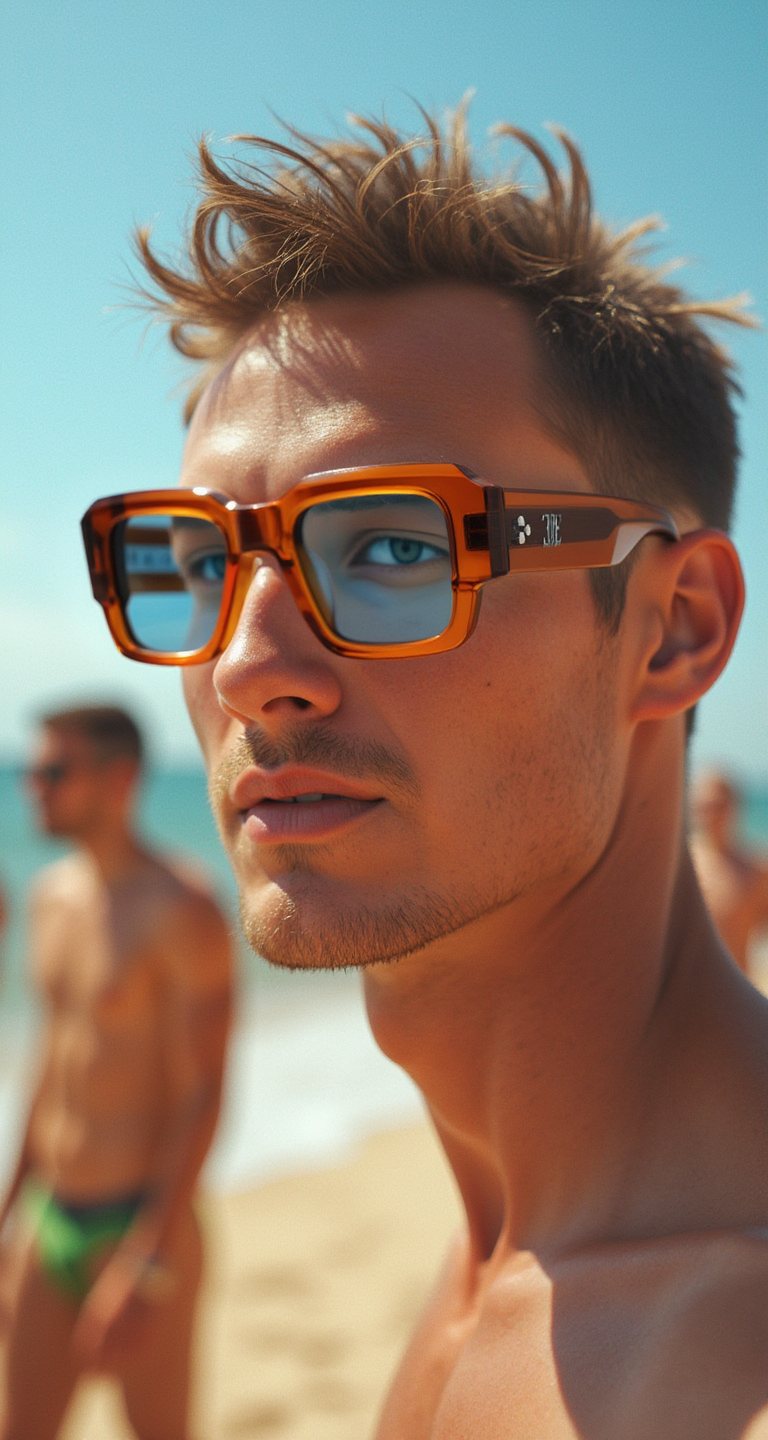 ETRIE Aurora Amber Sunglasses