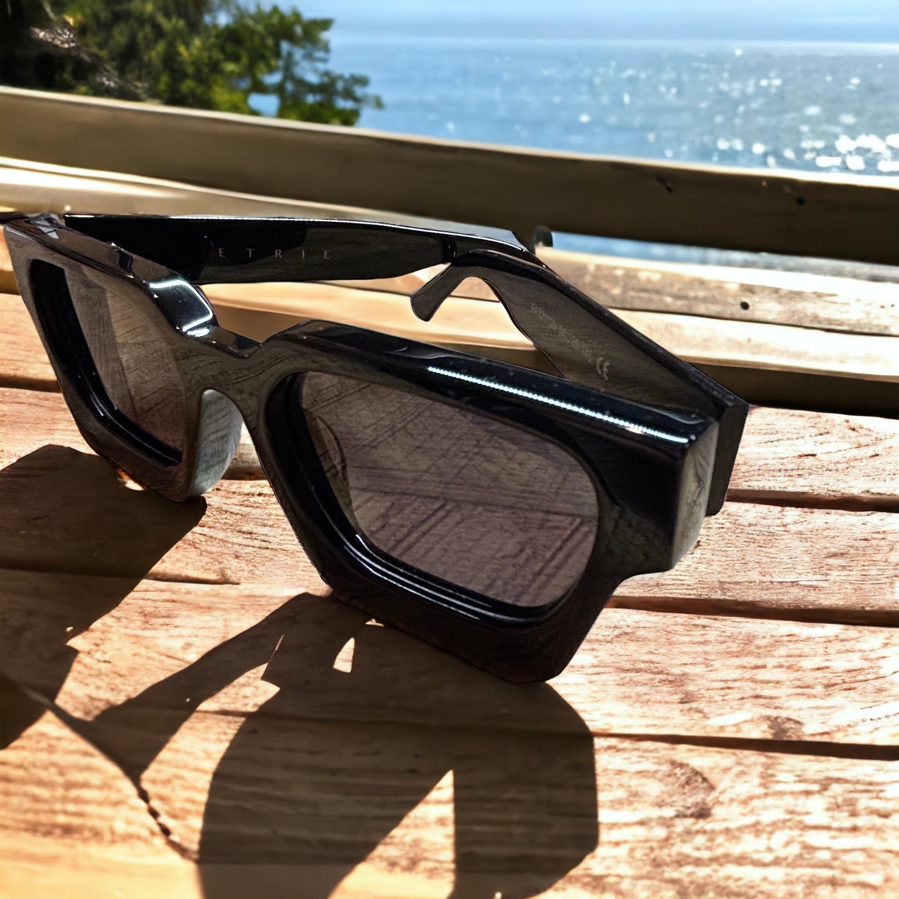 Etrie Men's Trendy Black Sunglasses with UV protection