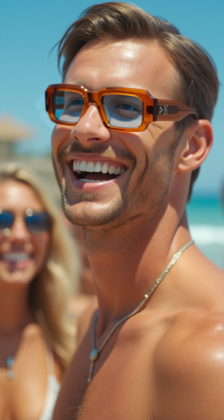 ETRIE Aurora Amber Sunglasses